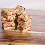 Peanut butter and jelly slice – takes me back to a different time
