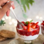 Strawberry trifle fool – my vegan twist on an English classic