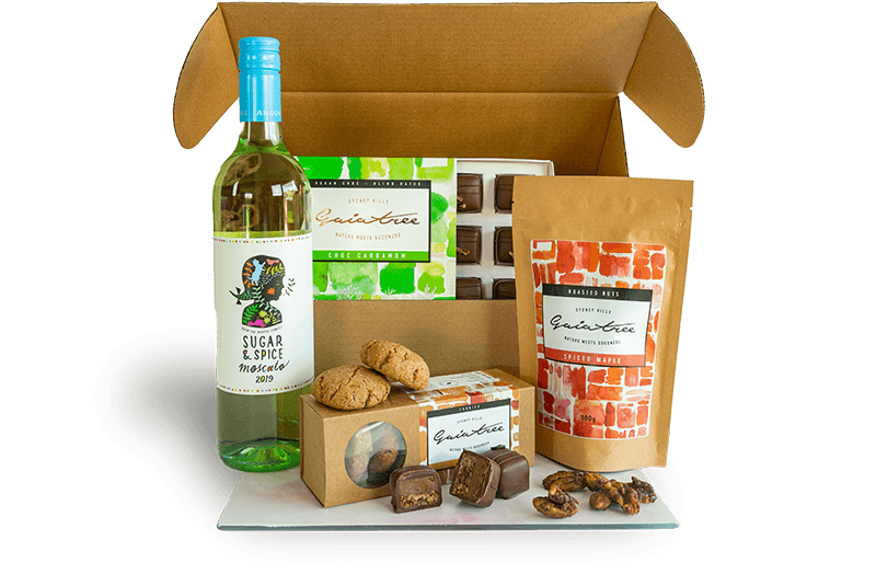 Gaia Tree Moscato and Nibbles Hamper