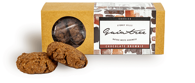 Pack of Gaia Tree Choc Brownie Cookies