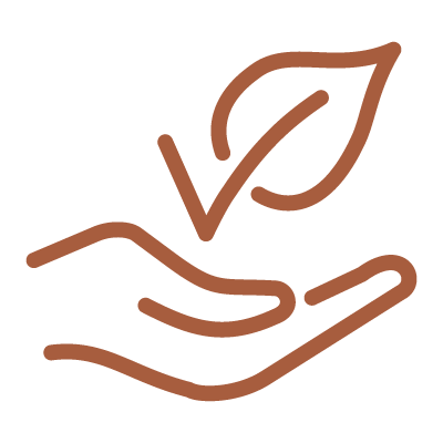 Illustrated icon for all-natural